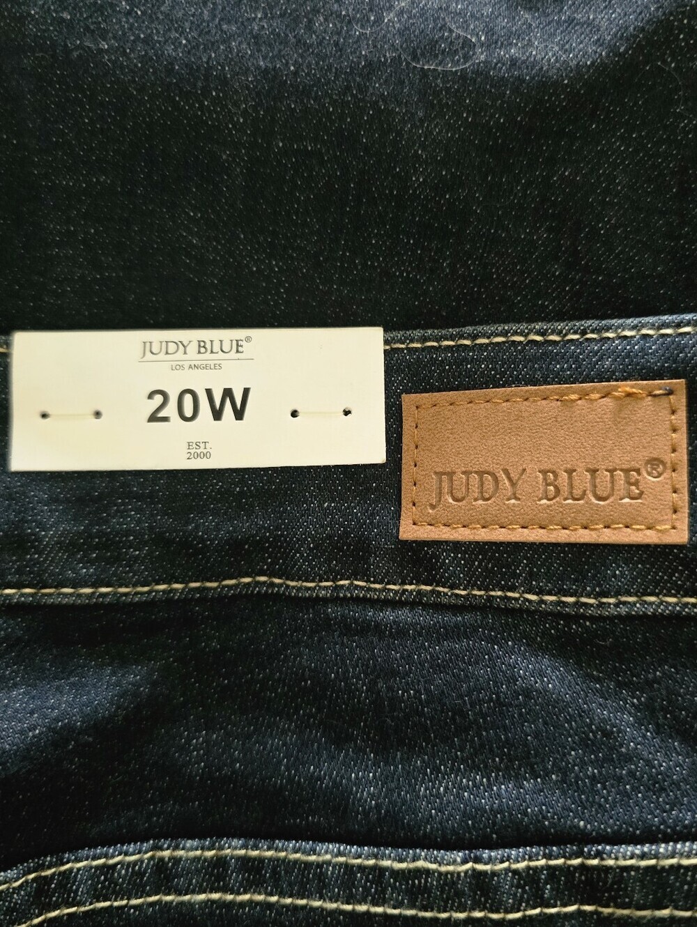 Judy Blue Dark Indigo Skinny Jeans - Picture 3 of 8